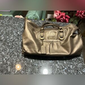 Coach Ashley Satchel Bronze